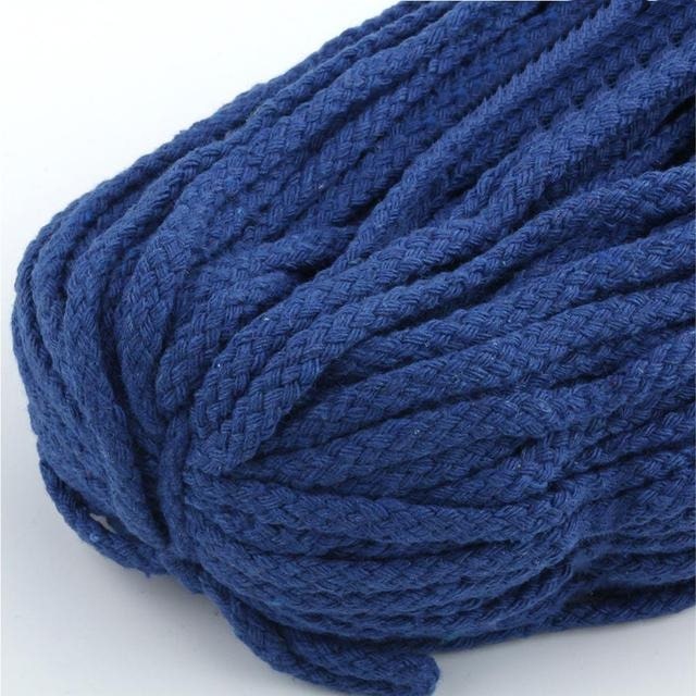 Fil Macramé Bleu Élégance 5mm - 30m Esprit Macramé