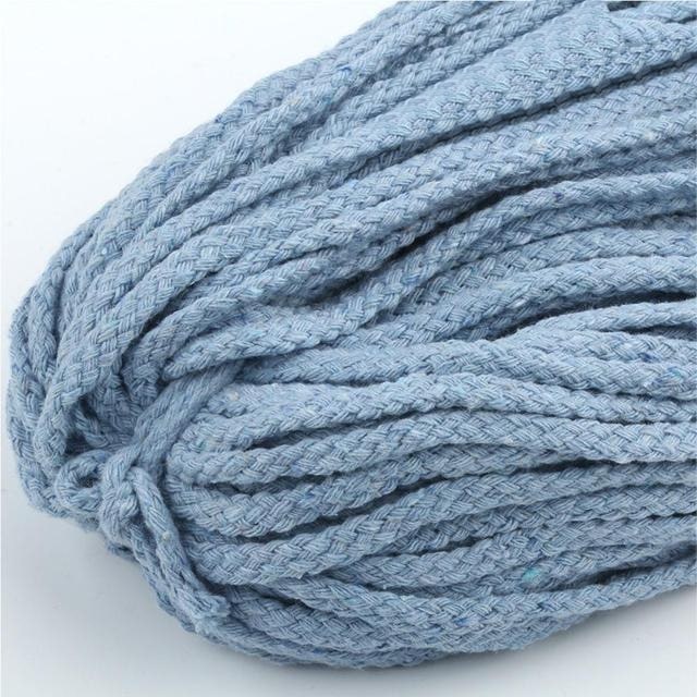 Fil Macramé Bleu Élégance 5mm - 30m Esprit Macramé