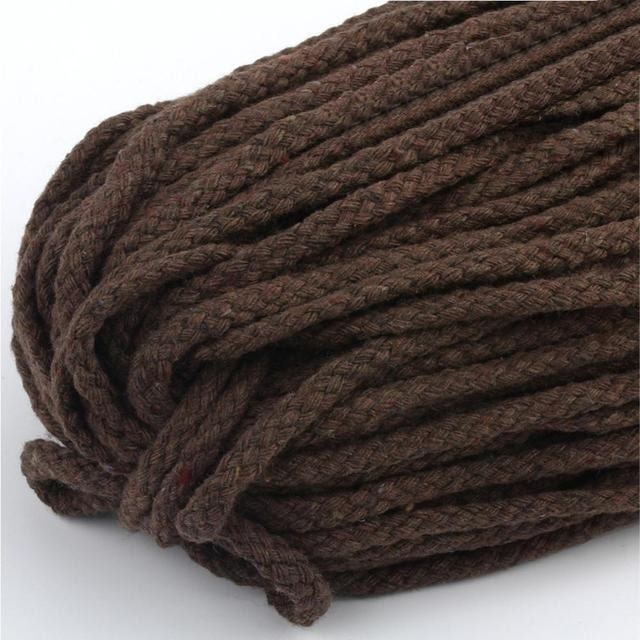 Fil Macramé Marron Luxe 5mm - 30m Esprit Macramé