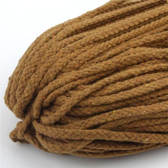 Fil Macramé Marron Luxe 5mm - 30m Esprit Macramé