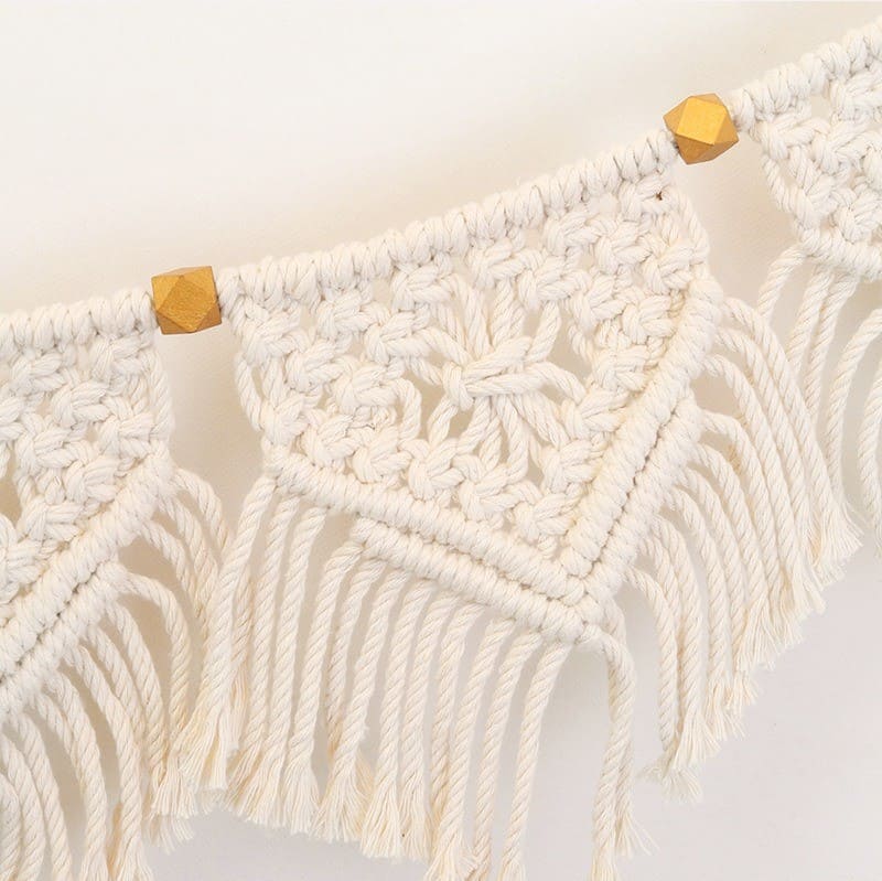Guirlande en Macramé Artisanale Esprit Macramé