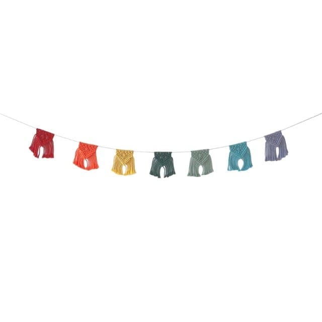 Guirlande Fanion en Macramé Élégance Esprit Macramé