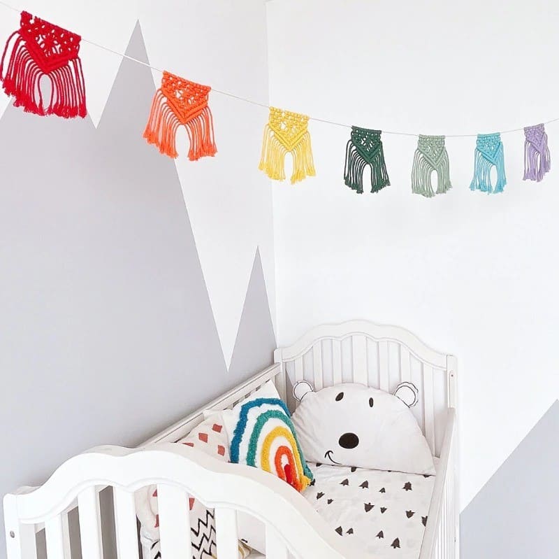 Guirlande Fanion en Macramé Élégance Esprit Macramé