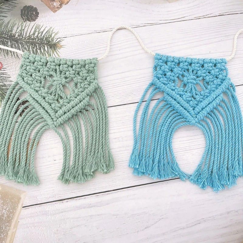 Guirlande Fanion en Macramé Élégance Esprit Macramé