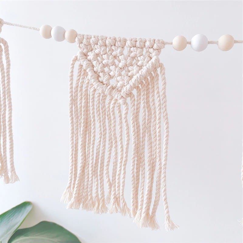 Guirlande Macramé Élégante Esprit Macramé