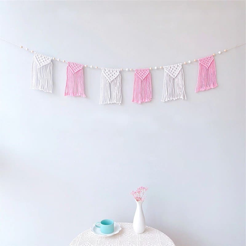 Guirlande Macramé Élégante Esprit Macramé