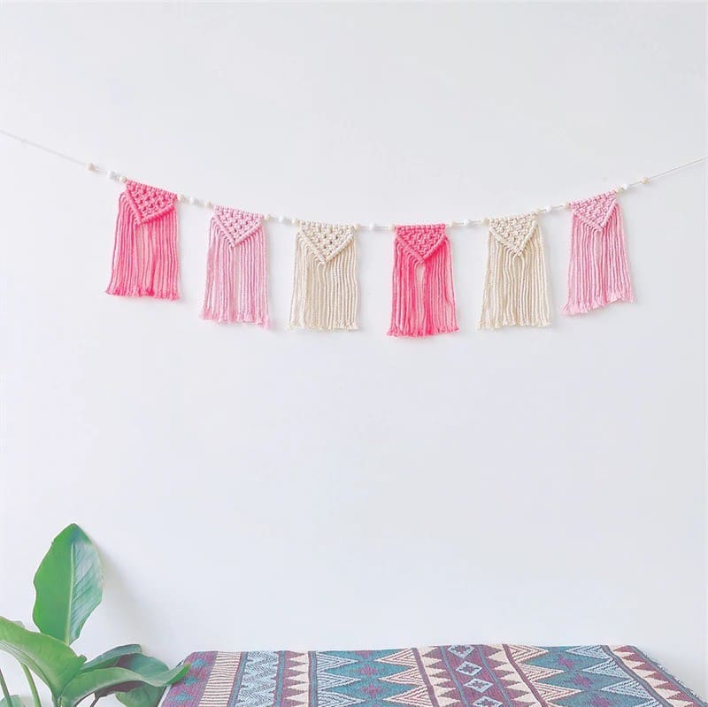 Guirlande Macramé Élégante Esprit Macramé
