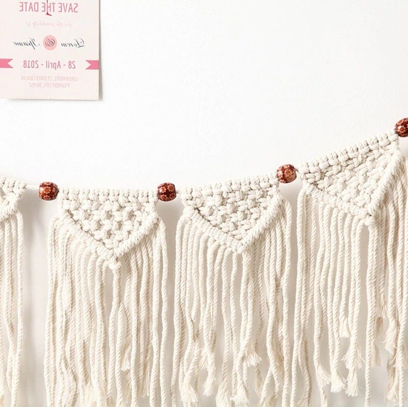 Guirlande Murale en Macramé Chic Esprit Macramé