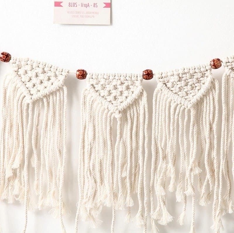 Guirlande Murale en Macramé Chic Esprit Macramé