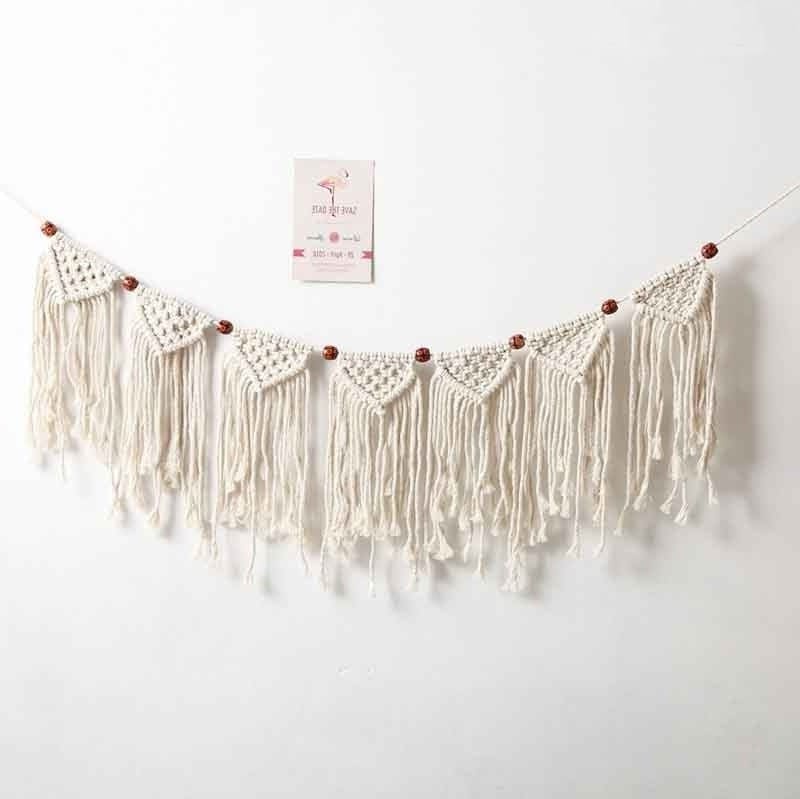 Guirlande Murale en Macramé Chic Esprit Macramé