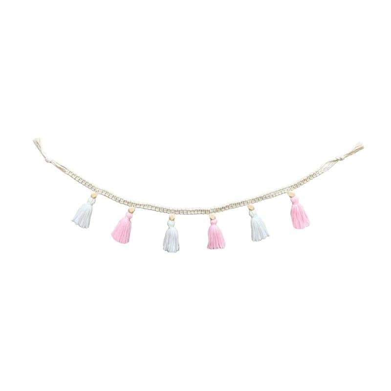 Guirlande Pompon en Macramé Chic Esprit Macramé