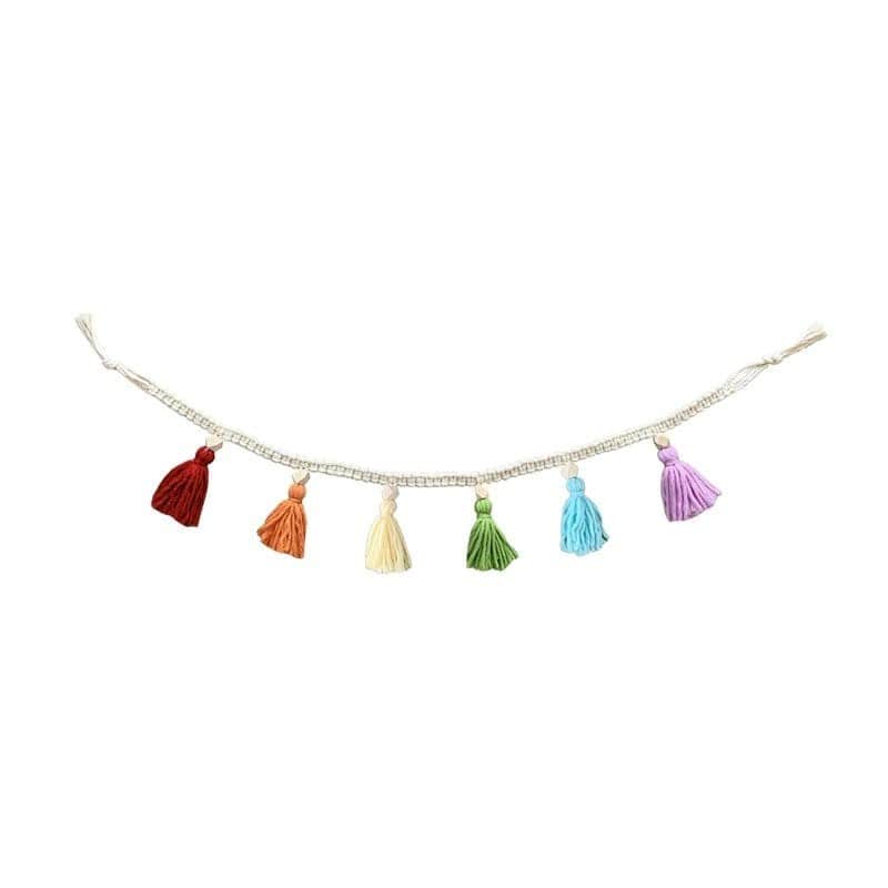 Guirlande Pompon en Macramé Chic Esprit Macramé