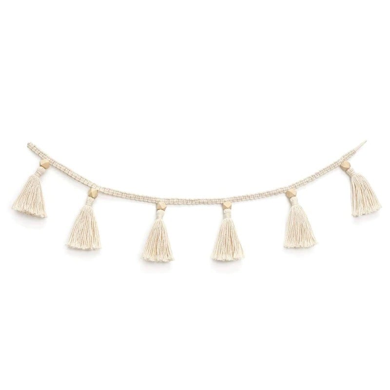 Guirlande Pompon en Macramé Chic Esprit Macramé