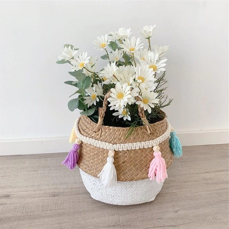 Guirlande Pompon en Macramé Chic Esprit Macramé