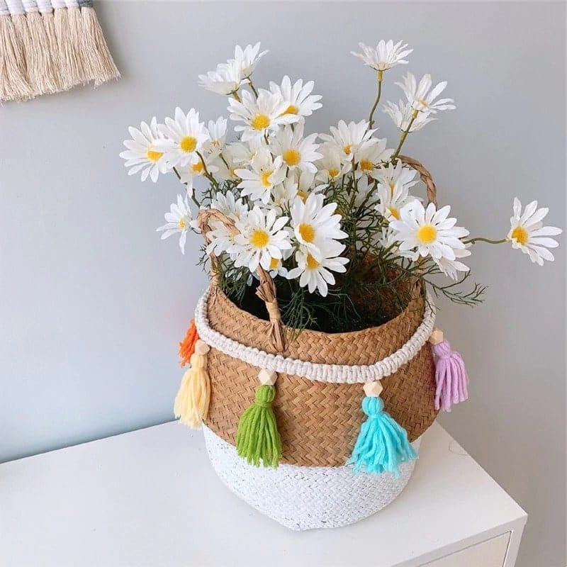 Guirlande Pompon en Macramé Chic Esprit Macramé