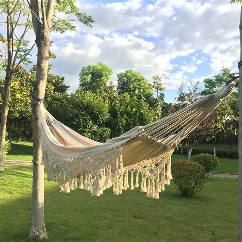 Hamac Double Macramé Chic Esprit Macramé