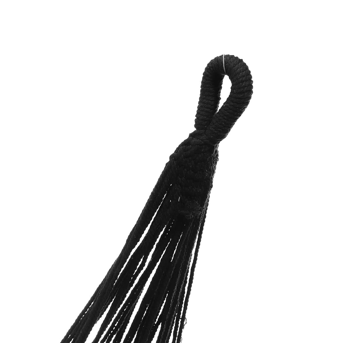 Hamac Macramé Noir Élégance Esprit Macramé