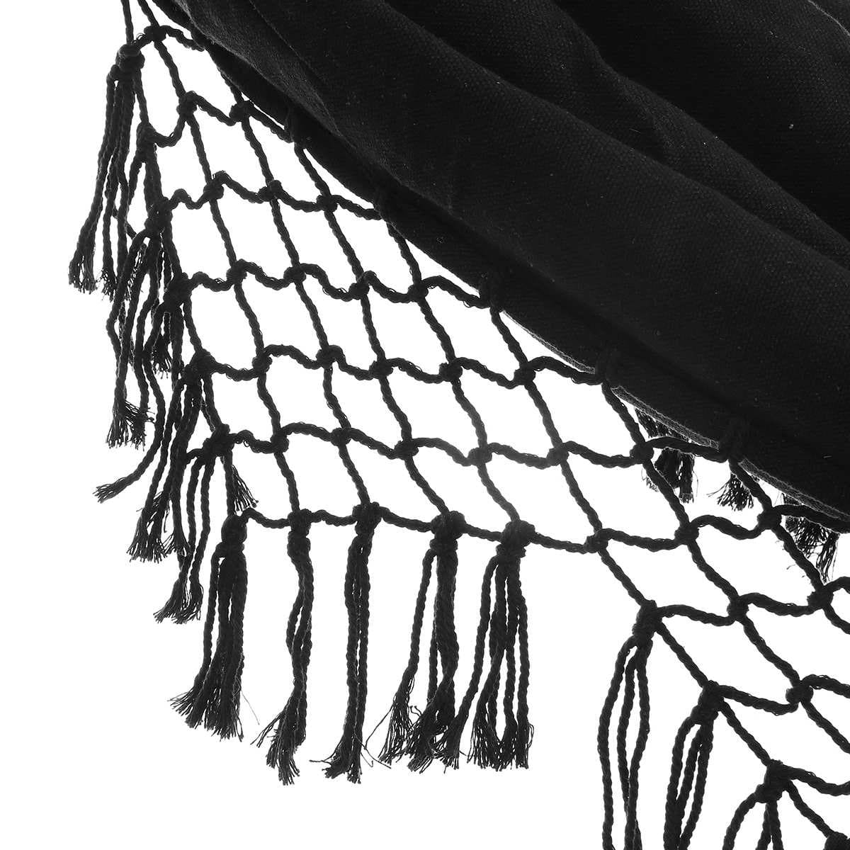 Hamac Macramé Noir Élégance Esprit Macramé
