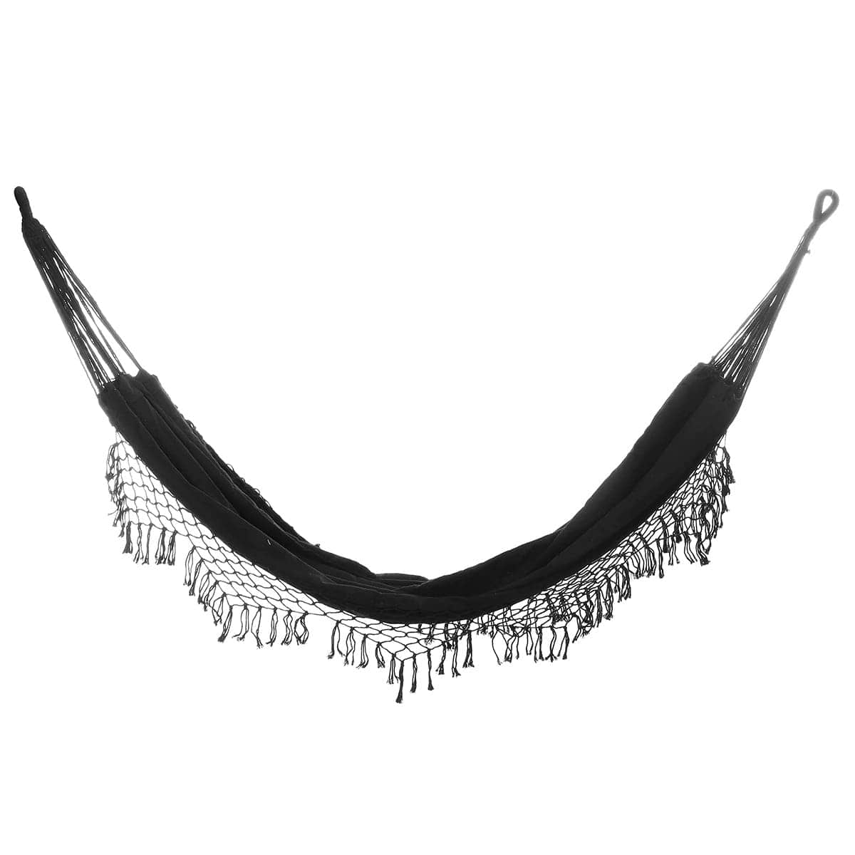 Hamac Macramé Noir Élégance Esprit Macramé
