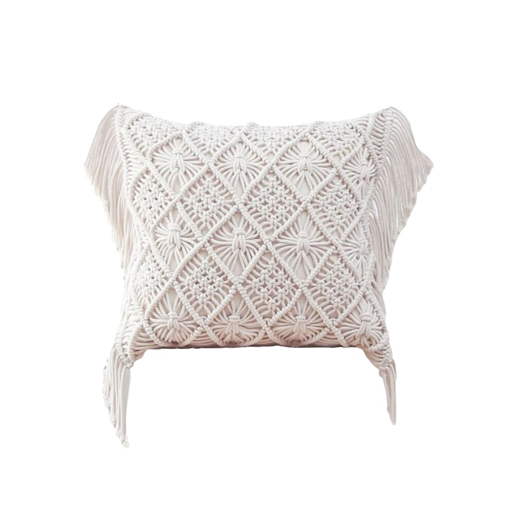 Housse de Coussin Macramé 40x40 Chic Esprit Macramé