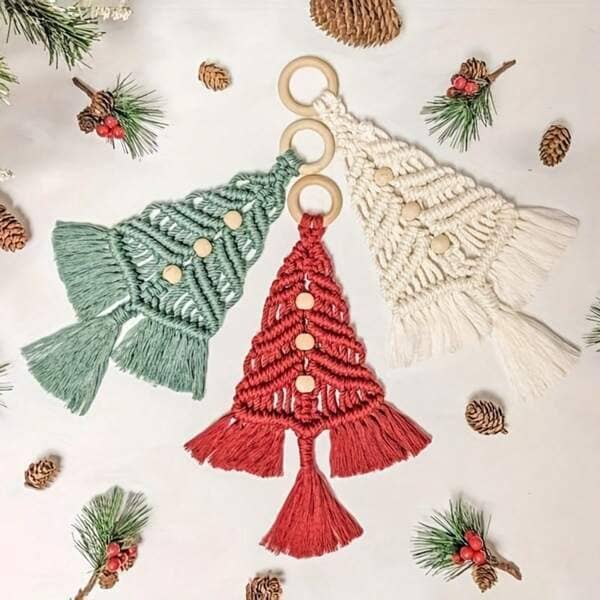Kit DIY Macramé Festif de Noël Esprit Macramé