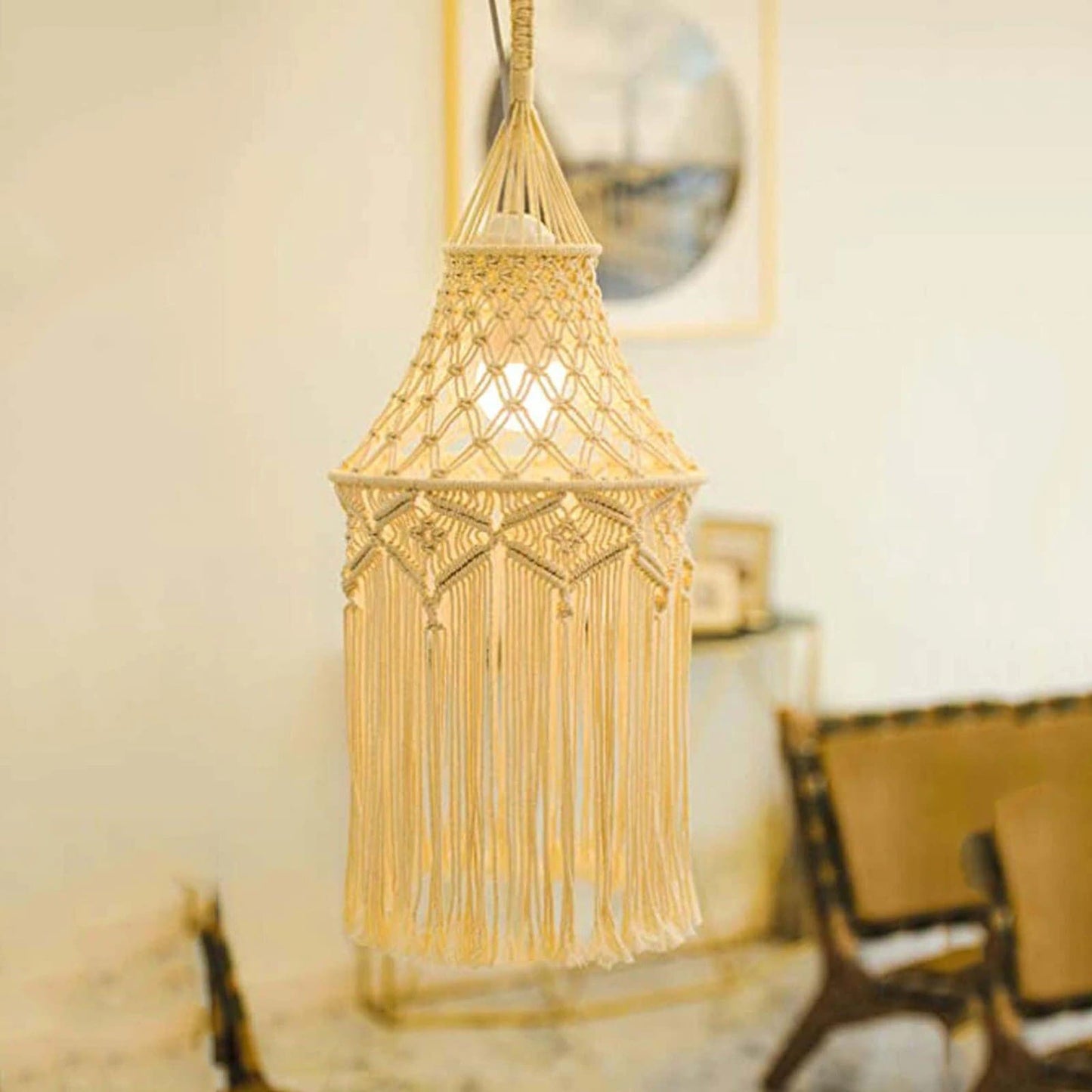 Luminaires Bohèmes en Macramé Éclatant Esprit Macramé