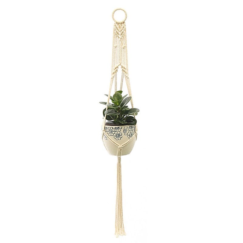 Macramé Élégance pour Plantes Suspendues Esprit Macramé