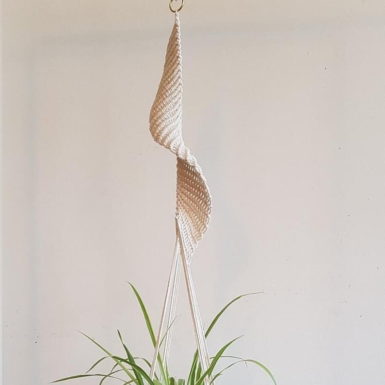 Macramé Moderne : Éléments Végétaux Élégants Esprit Macramé