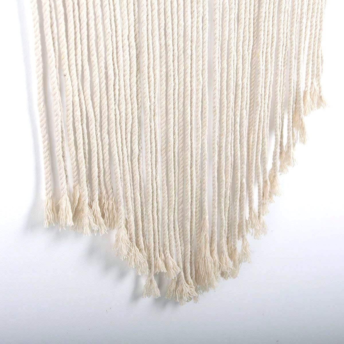 Macramé mural bohème blanc Chic Esprit Macramé