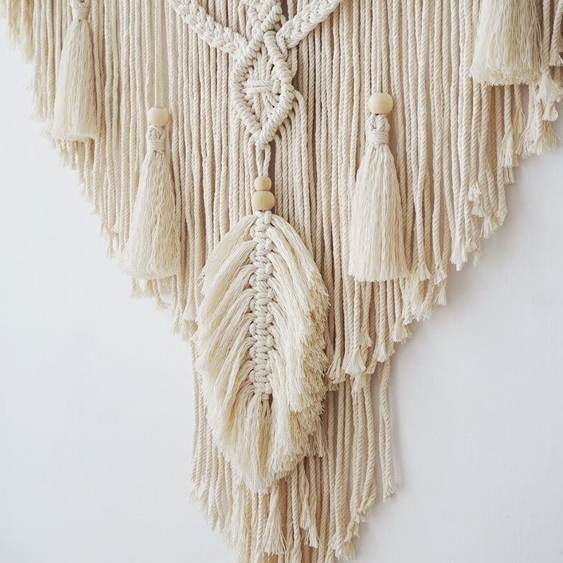 Macramé mural d'exception Esprit Macramé