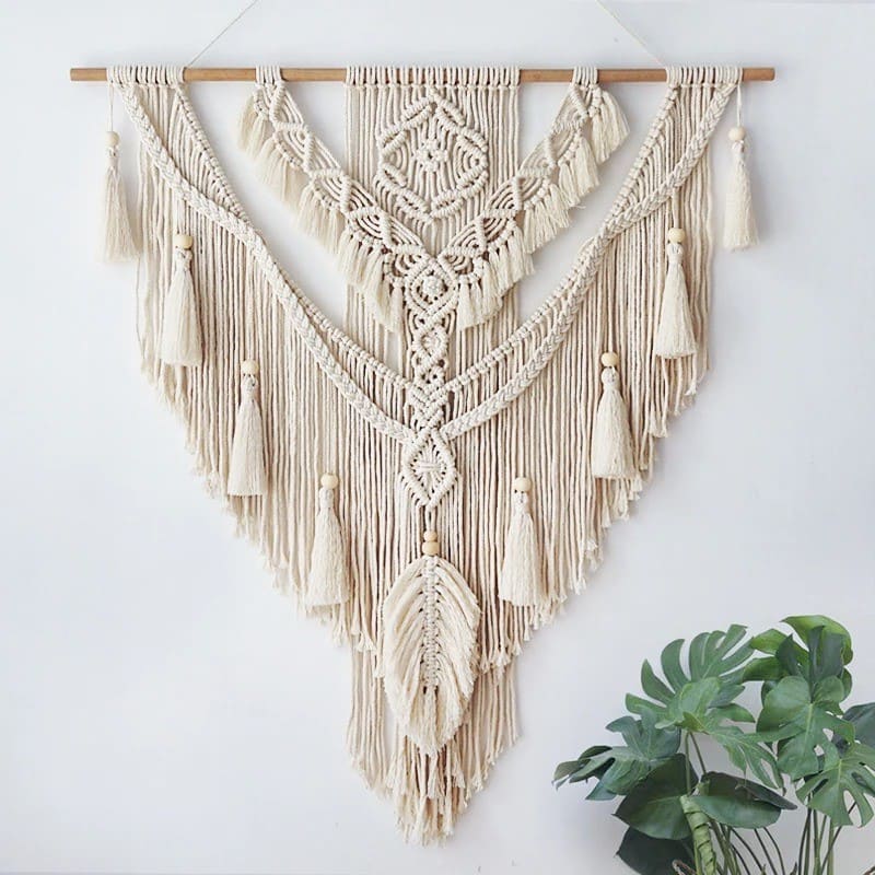 Macramé mural d'exception Esprit Macramé