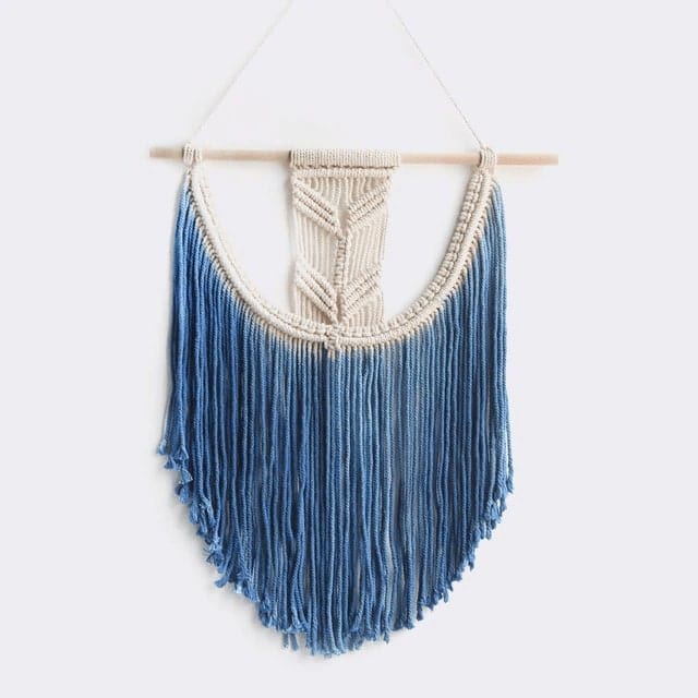 Macramé mural dégradé envoûtant Esprit Macramé