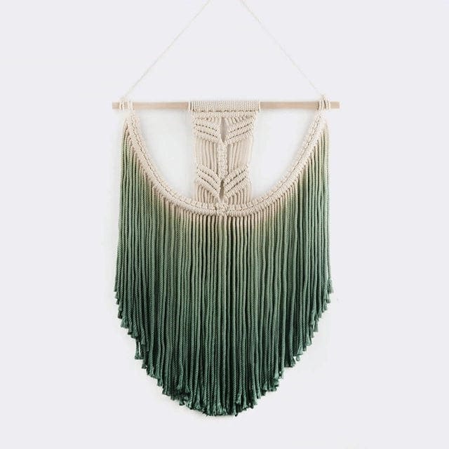 Macramé mural dégradé envoûtant Esprit Macramé