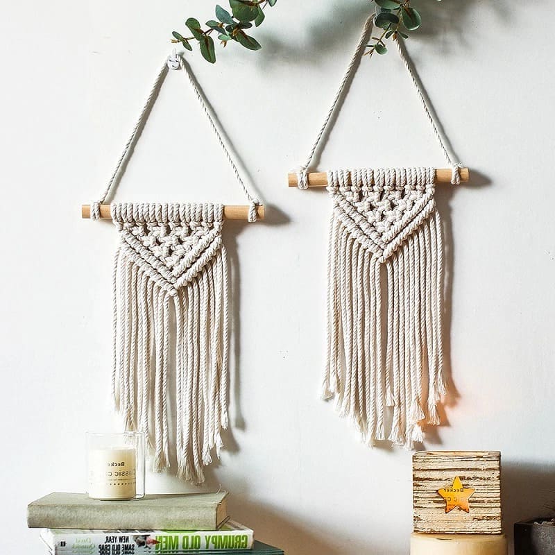 Macramé Mural Éclatant Esprit Macramé