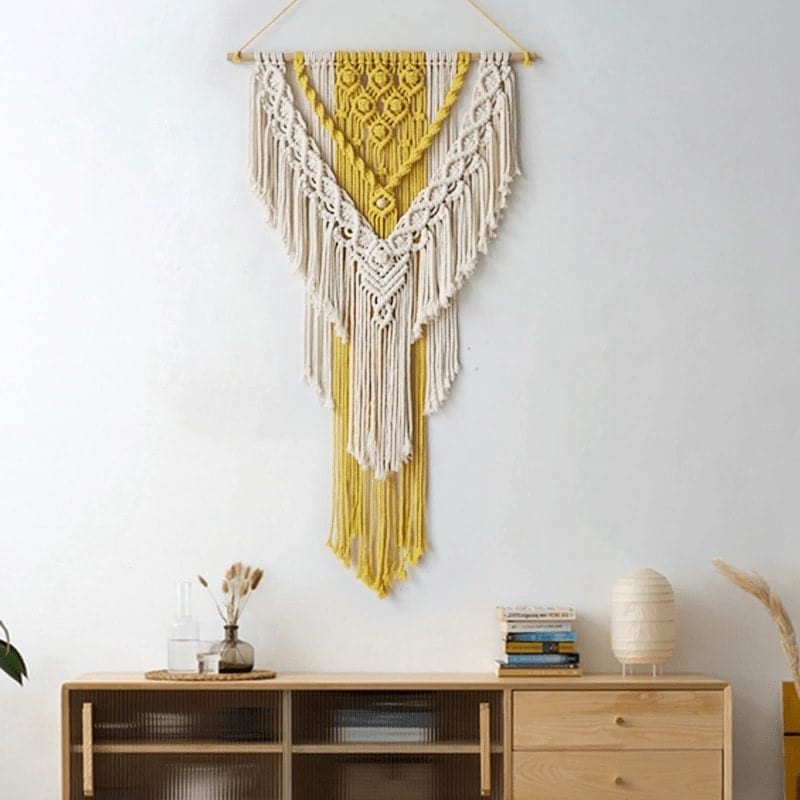 Macramé mural Mustard Chic Esprit Macramé
