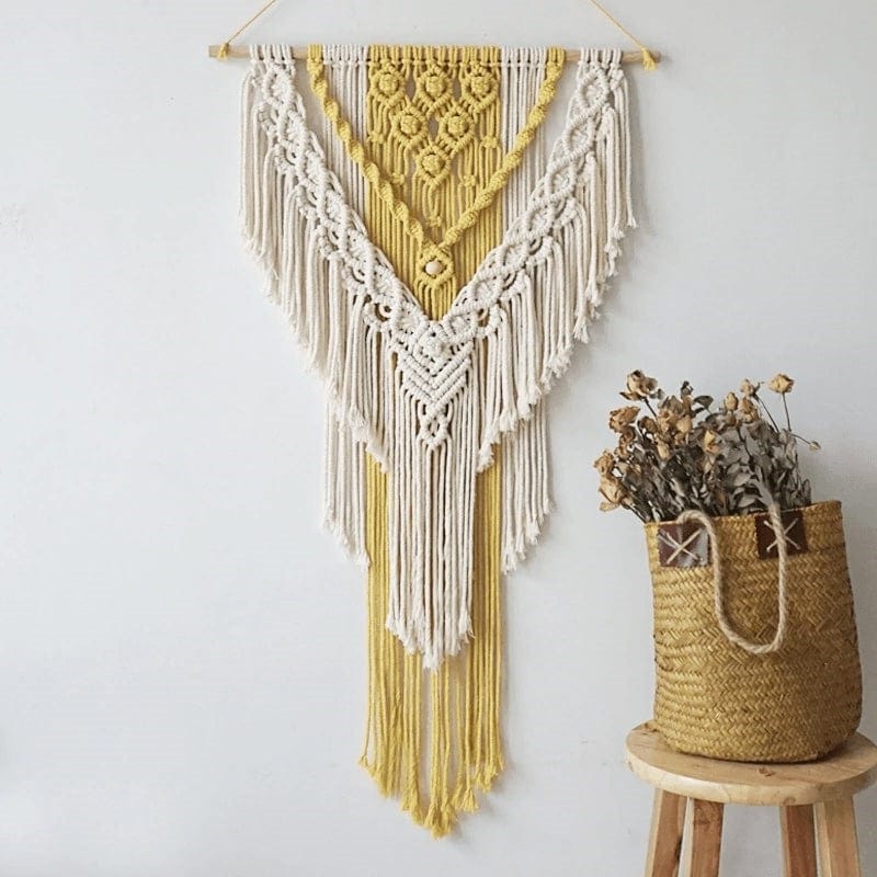 Macramé mural Mustard Chic Esprit Macramé