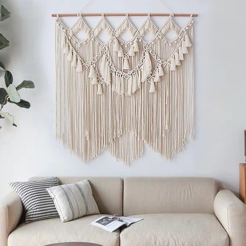 Macramé Mural XXL Exclusif Esprit Macramé