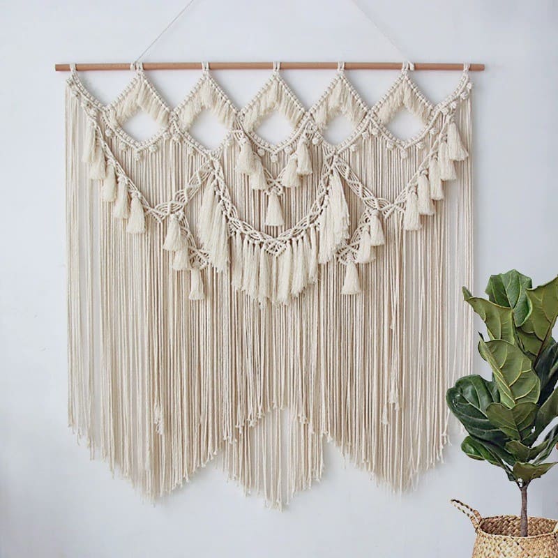 Macramé Mural XXL Exclusif Esprit Macramé