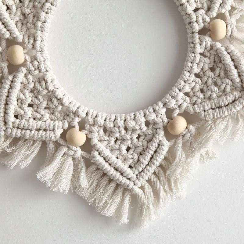 Miroir en Macramé Élégance Esprit Macramé