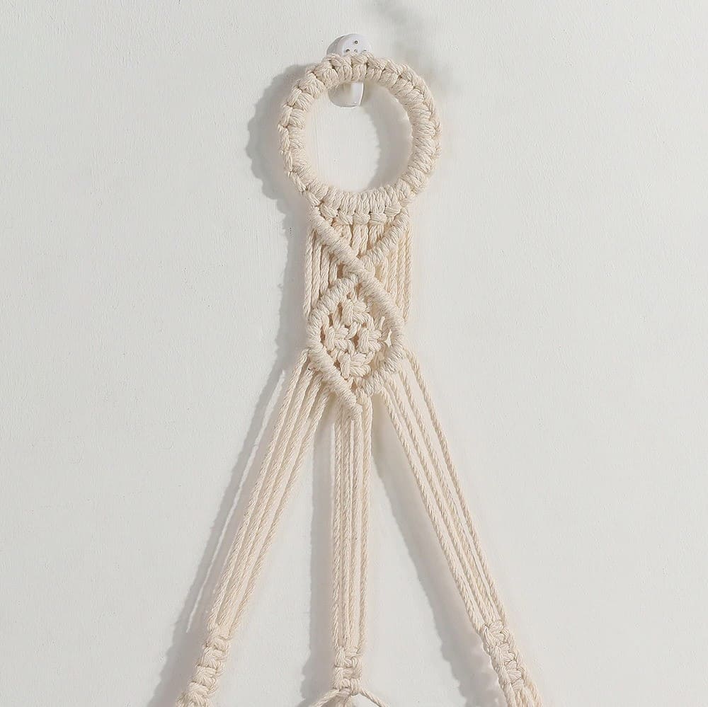 Miroir Suspendu en Macramé Chic & Écologique Esprit Macramé