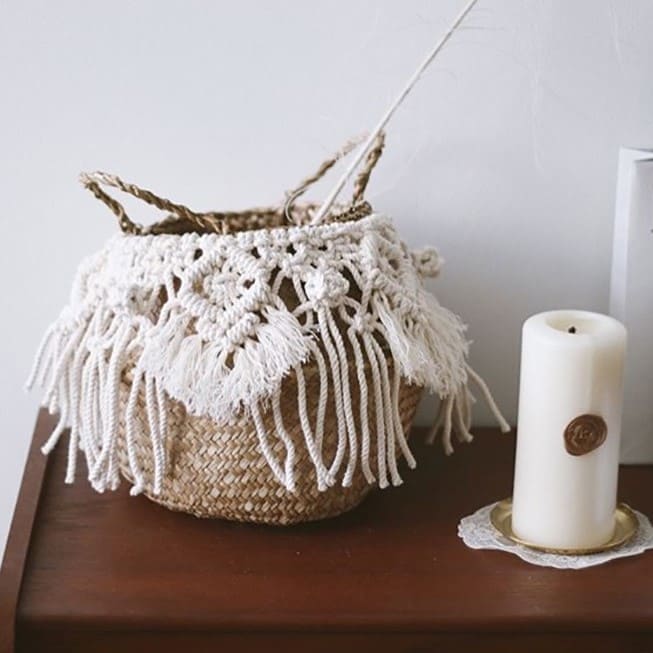 Mon Petit Panier Macramé Esprit Macramé
