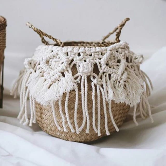 Mon Petit Panier Macramé Esprit Macramé