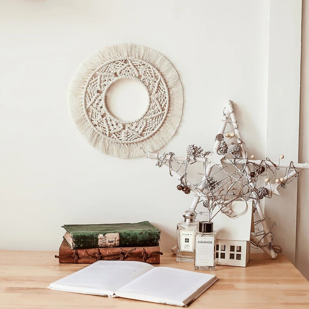 Mural Macramé Rond Élite Esprit Macramé