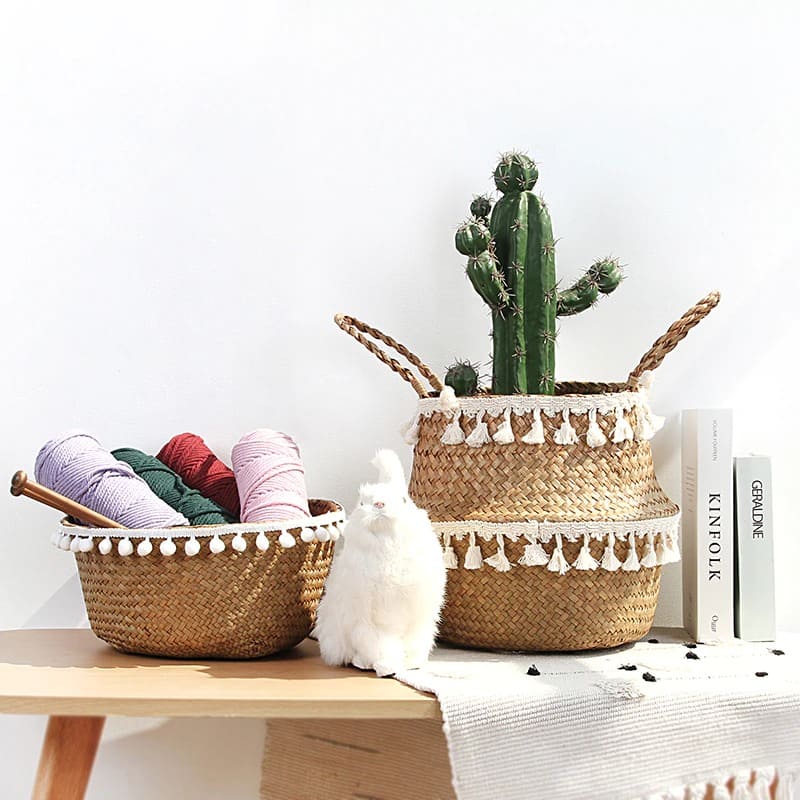 Panier Élégance en Macramé Esprit Macramé