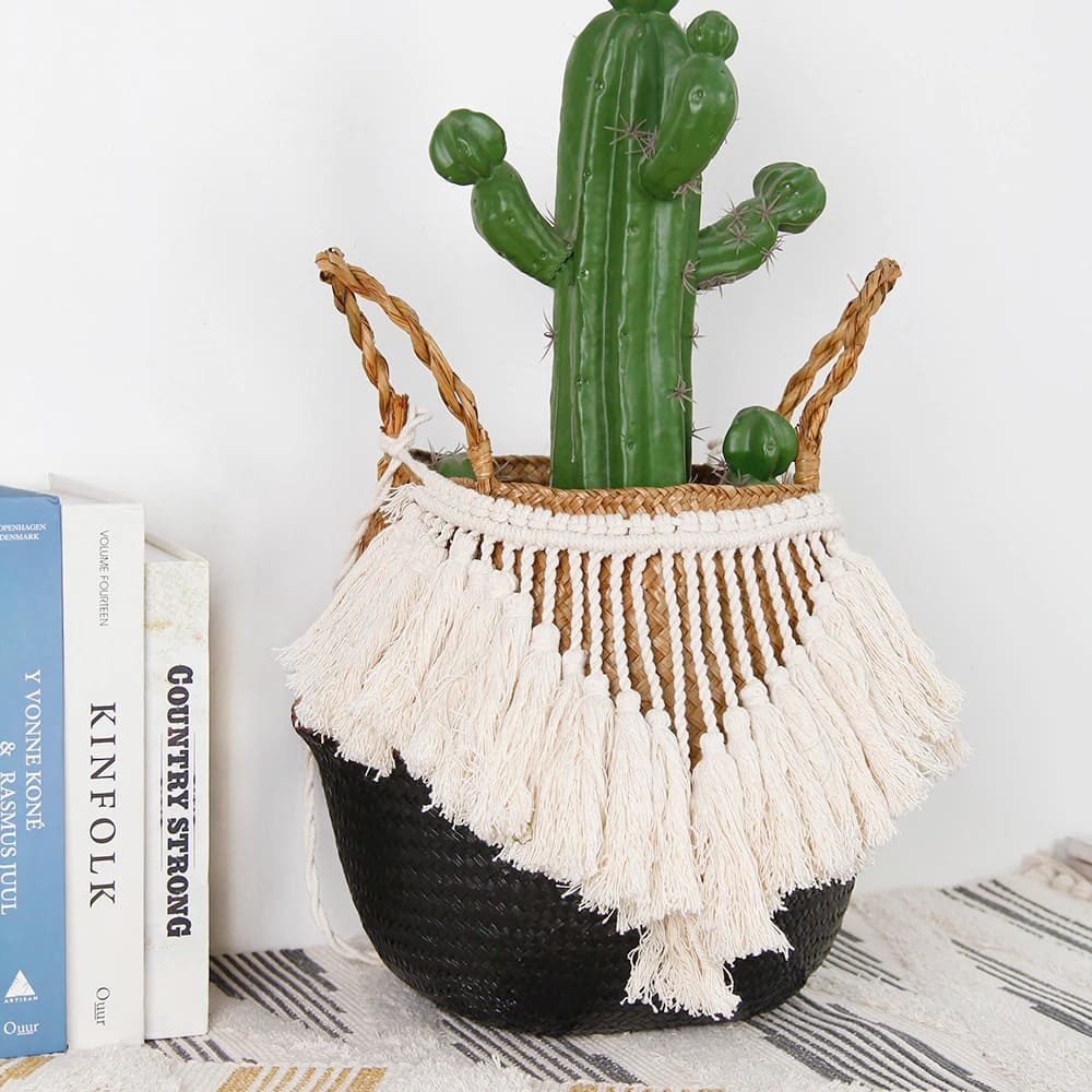 Panier en Corde Macramé Éléganza Esprit Macramé