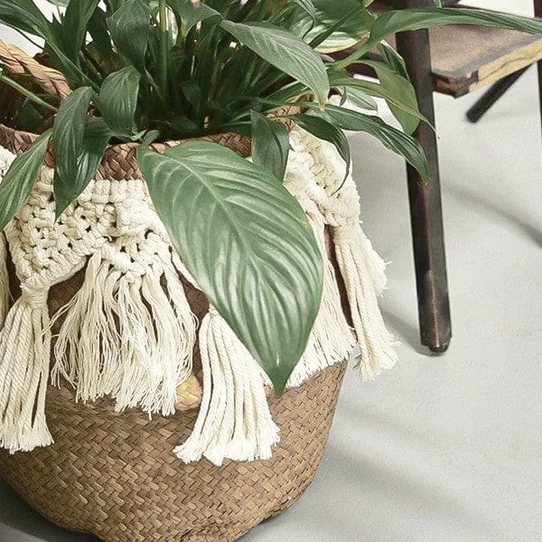 Panier Macramé Élégance Esprit Macramé