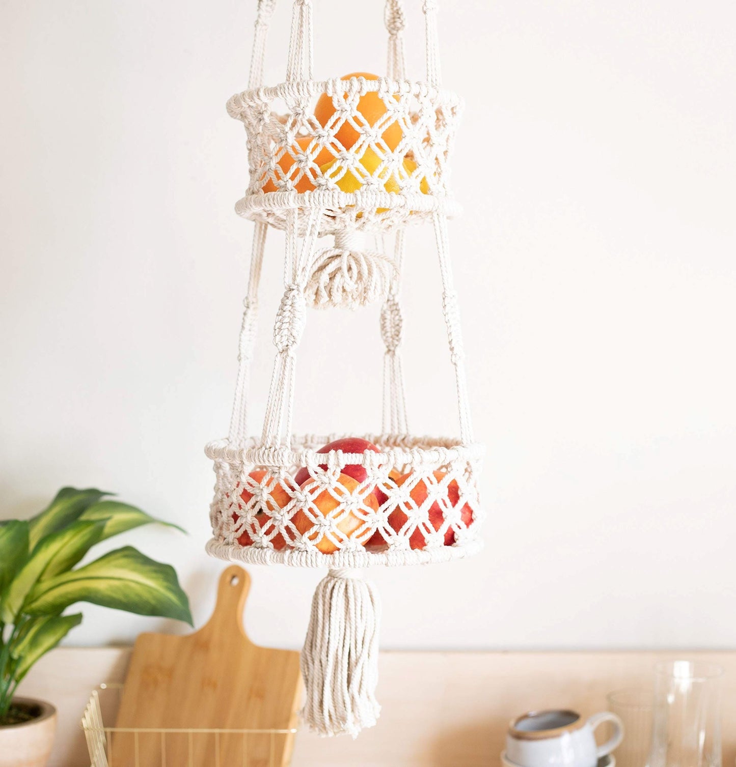 Panier Macramé Fruité Esprit Macramé