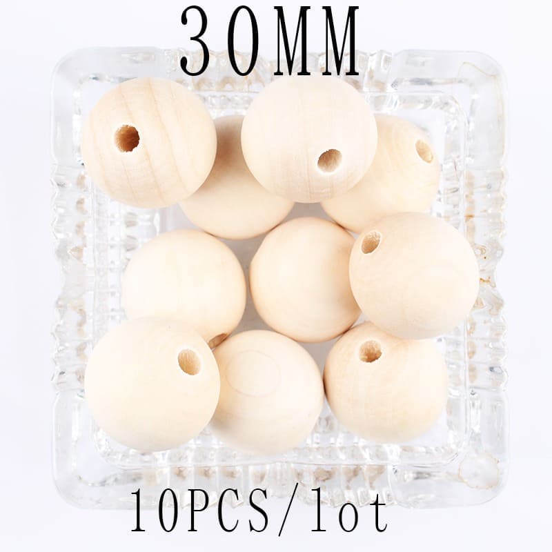 Perles en Bois Éco pour Macramé Artisanale Esprit Macramé