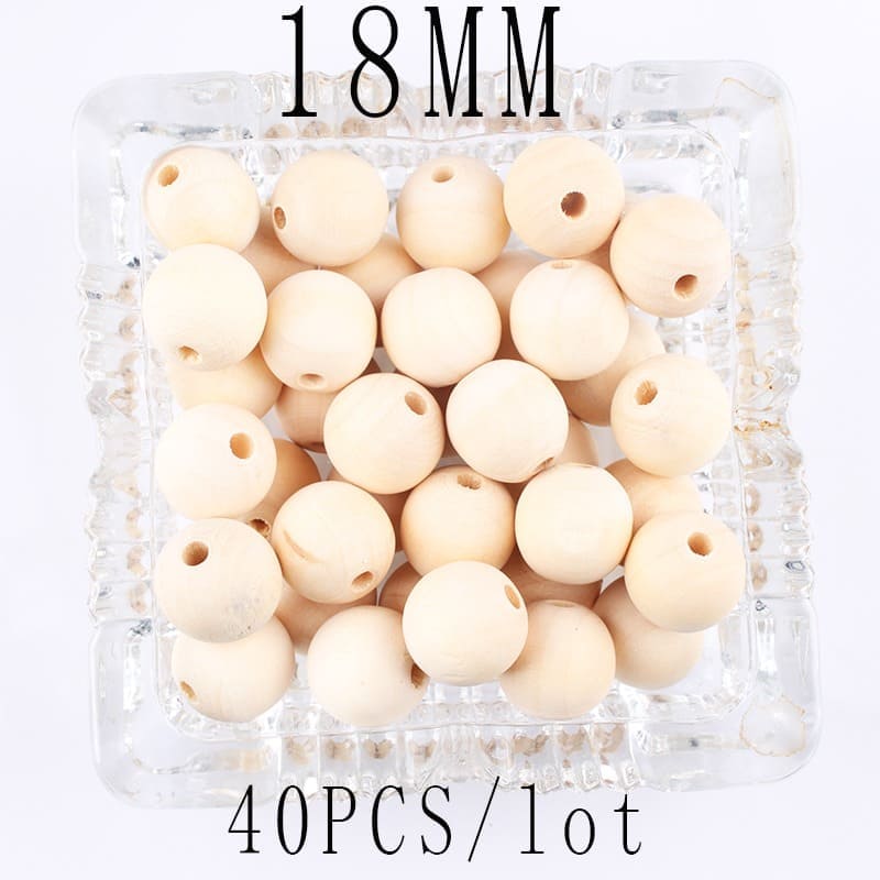 Perles en Bois Éco pour Macramé Artisanale Esprit Macramé