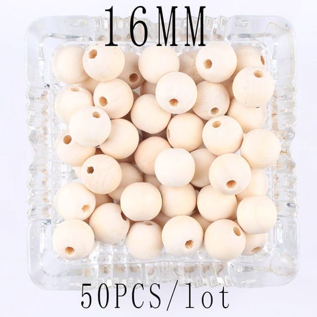 Perles en Bois Éco pour Macramé Artisanale Esprit Macramé
